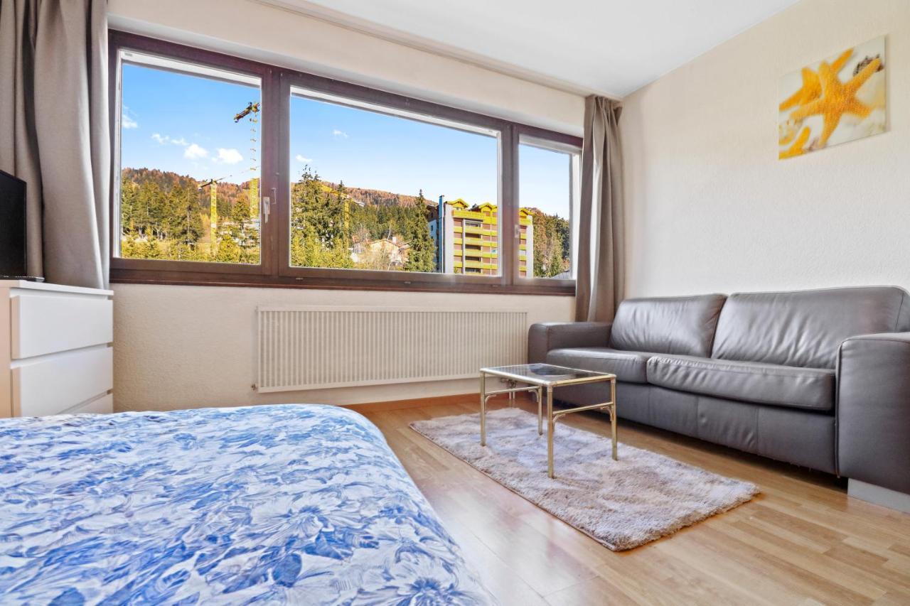 Studio Cosy Au Centre De Crans-Montana Zewnętrze zdjęcie