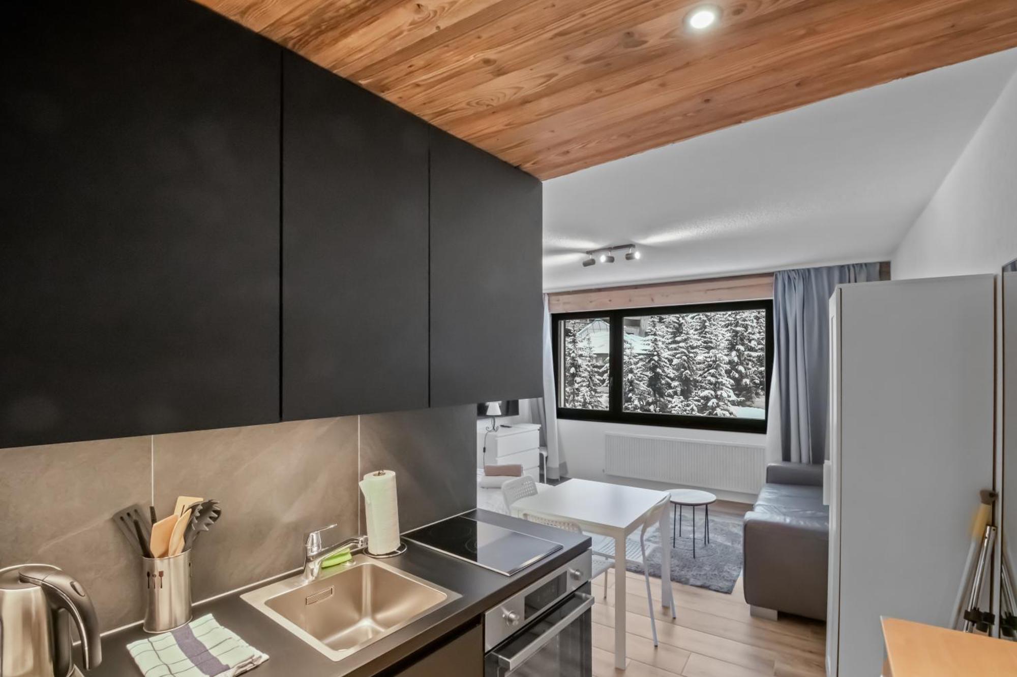 Studio Cosy Au Centre De Crans-Montana Zewnętrze zdjęcie