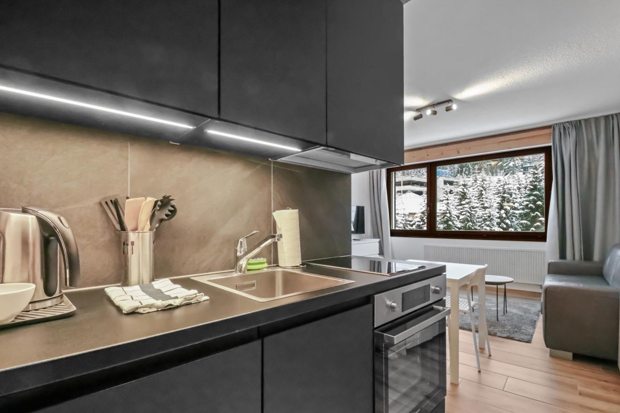 Studio Cosy Au Centre De Crans-Montana Zewnętrze zdjęcie